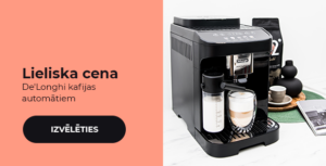 Lieliska cena De'Longhi kafijas automātiem
