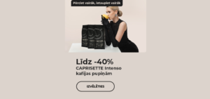 Līdz -40% CAPRISETTE Intenso kafijas pupiņām