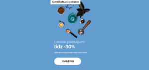 Labākie piedāvājumi līdz -30%