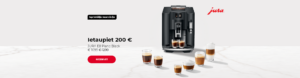 "Īpaša cena JURA E8 Piano Black € 1099 € 1299"