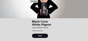 "Black Crow White Pigeon Neparastie kafijas stāsti"