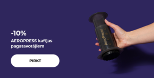 -10% AEROPRESS kafijas pagatavotājiem