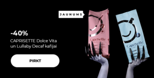 -40% CAPRISETTE Dolce Vita un Lullaby Decaf kafijai