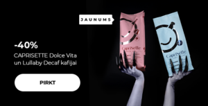 -40% CAPRISETTE Dolce Vita un Lullaby Decaf kafijai