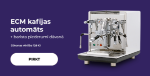 ECM kafijas automāts + barista piederumi dāvanā