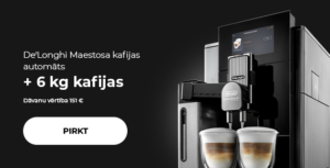 De'Longhi Maestosa kafijas automāts + 6 kg kafijas