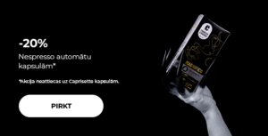 -20% Nespresso automātu kapsulām*