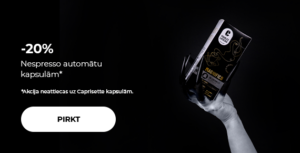 -20% Nespresso automātu kapsulām*