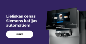 Lieliskas cenas Siemens kafijas automātiem