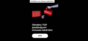 Oktobra TOP piedāvājumi virtuves iekārtām