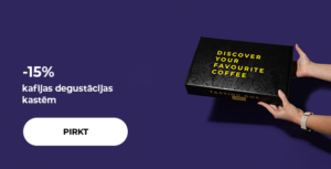 -15% kafijas degustācijas kastēm