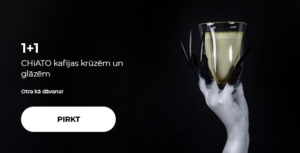 1+1 CHiATO kafijas krūzēm un glāzēm