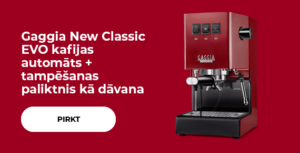 Gaggia New Classic EVO kafijas automāts + tampēšanas paliktnis kā dāvana