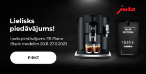 Īpašs piedāvājums E8 Piano Black modelim 20.11-27.11.2023