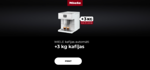 MIELE kafijas automāti + 3 kg kafijas