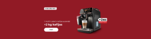 PHILIPS LatteGo kafijas automāti + 2 kg kafijas