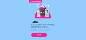 -40% CAPRISETTE un PARALLEL kafijām bez atlaides