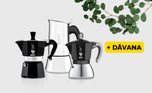 BIALETTI moka kanniņa + BIALETTI maltā kafija dāvanā