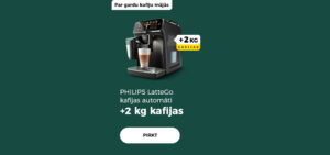 PHILIPS LatteGo kafijas automāti + 2 kg kafijas