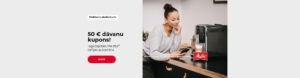 50 € dāvanu kupons! Iegādājoties Melitta® kafijas automātu