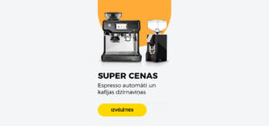 Espresso automāti un kafijas dzirnaviņas
