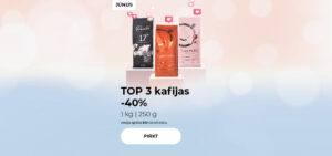 Jūnija TOP 3 kafijas