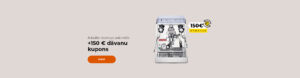 Atlasītie espresso automāti +150 € dāvanu kupons