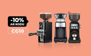 Pilnas cenas kafijas dzirnaviņām ar kodu CG10 -10%