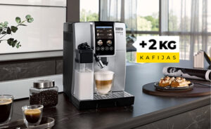 Iegādājoties DeLonghi kafijas automātu virs 500 EUR